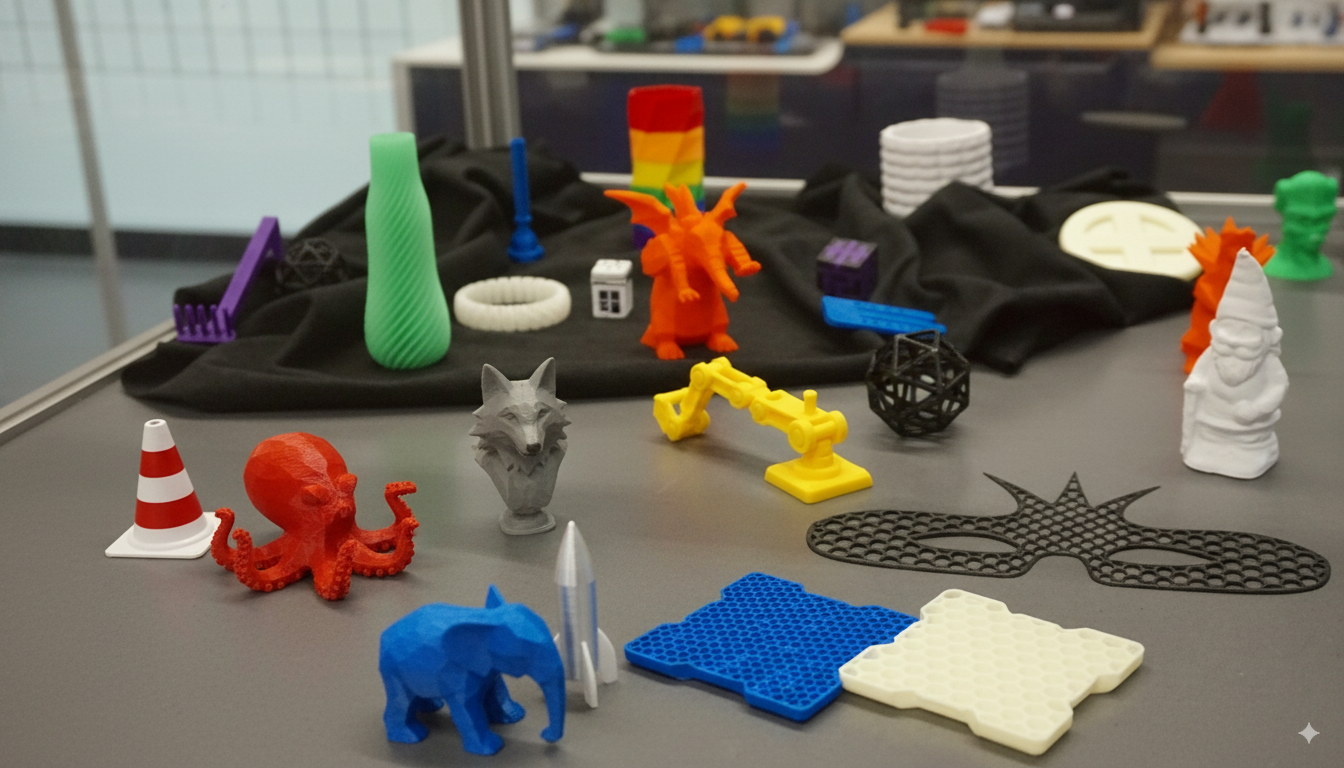 3D-gedrucktes Ersatzrad für eine kleine Maschine