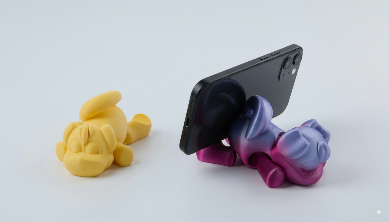 Farbenfrohe gebrandete Schlüsselanhänger auf einem Tisch